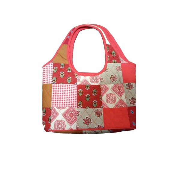 Bueno Boho Style Patchwork Handbag Orange White New With Tags Hippie Ret… - Picture 2 of 9